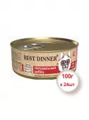 Консервы для собак и щенков Best Dinner High Premium Holistic Натуральный рубец, 100гр * 24шт
