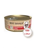 Консервы для собак и щенков Best Dinner High Premium Holistic Натуральный рубец, 100гр * 24шт