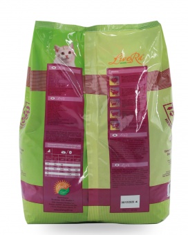 LiveRA Полнорационный сухой корм для котят Kitten, 3 кг