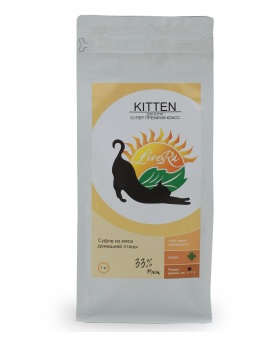 LiveRA Полнорационный сухой корм для котят Kitten, 1 кг
