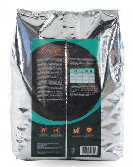 LiveRa Полнорационный сухой корм для взрослых собак Adult, 7 кг