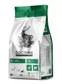 Сухой беззерновой корм DOCTRINE для взрослых собак мелких пород с телятиной и олениной, 0,8 кг