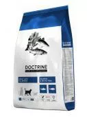 Сухой беззерновой корм DOCTRINE для кошек с лососем и белой рыбой, 10 кг