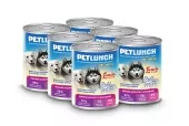 Lunch for pets корм для собак Мясное ассорти с олениной в желе 6 х 850г